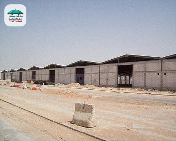 مراحل تركيب الهناجر والمستودعات