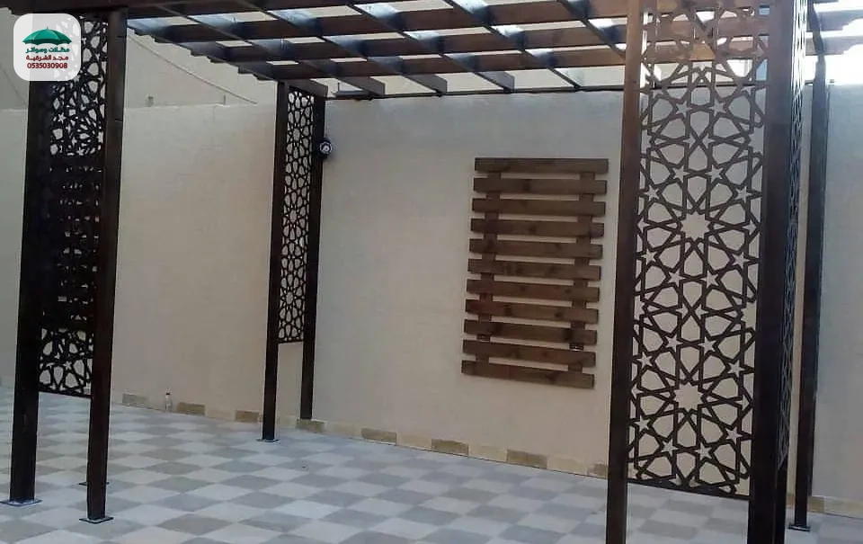 مظلات وسواتر مجد الشرقية: تركيب أفضل مظلات حدائق حديدية بالدمام