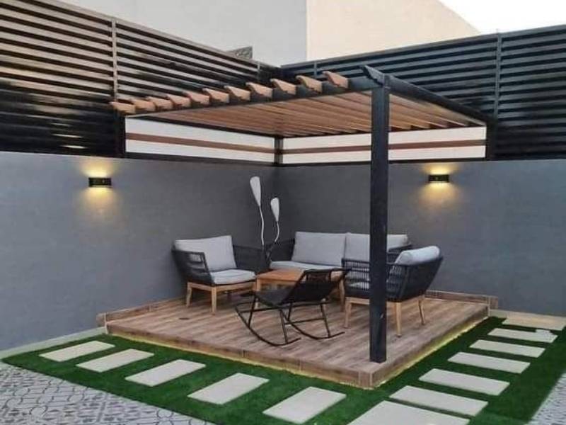 برجولات حدائق مودرن وكلاسيك